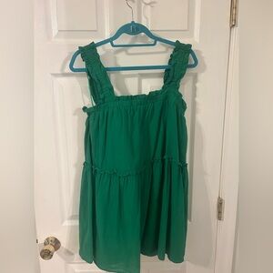 Petal & Pup Green Mini Dress